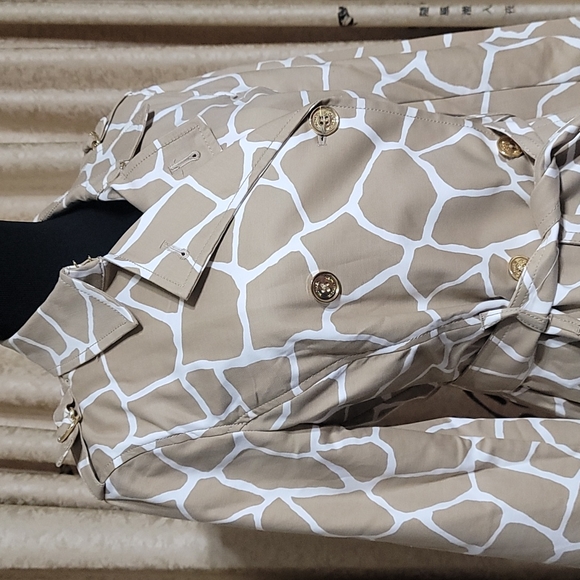 MICHAEL KORS ANOMAL PRINT COAT NWT$195 PL - Picture 3 of 8